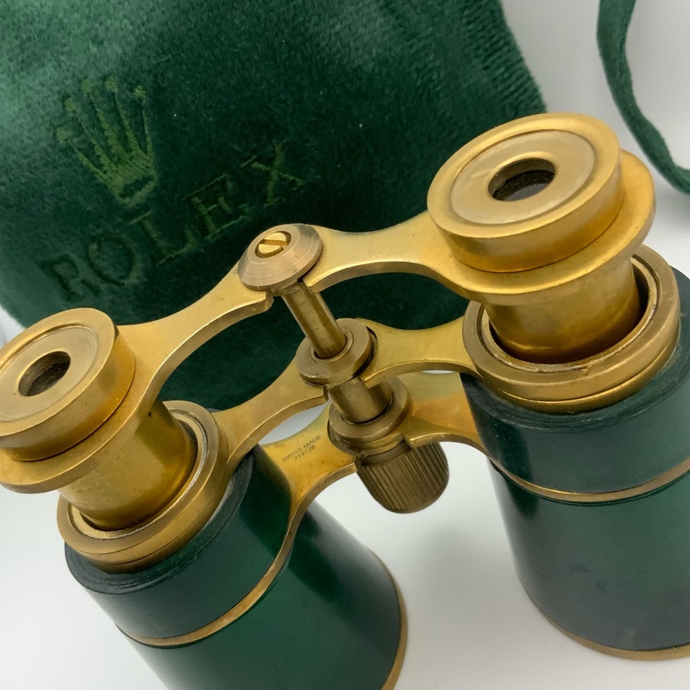 Rolex Green and Gold Opera Glasses - Picture 3 of 6